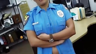 Hot police officer fucked in hardcore by a horny pawn guy