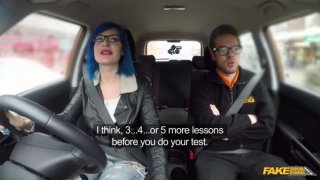 Anal sex for blue haired learner